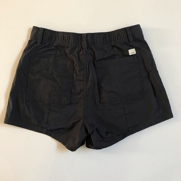 Vuori Vintage Ripstop Utility Short Sz Small Charcoal Gray Stretch EUC Mid Rise - Picture 7 of 12